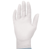 Premium Nitrile Powder Free Examination Gloves Large White, 5g, Pack of 100 Gloves